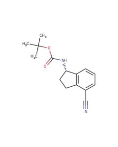 Astatech TERT-BUTYL (S)-(4-CYANO-2,3-DIHYDRO-1H-INDEN-1-YL)CARBAMATE; 1G; Purity 95%; MDL-MFCD20257779